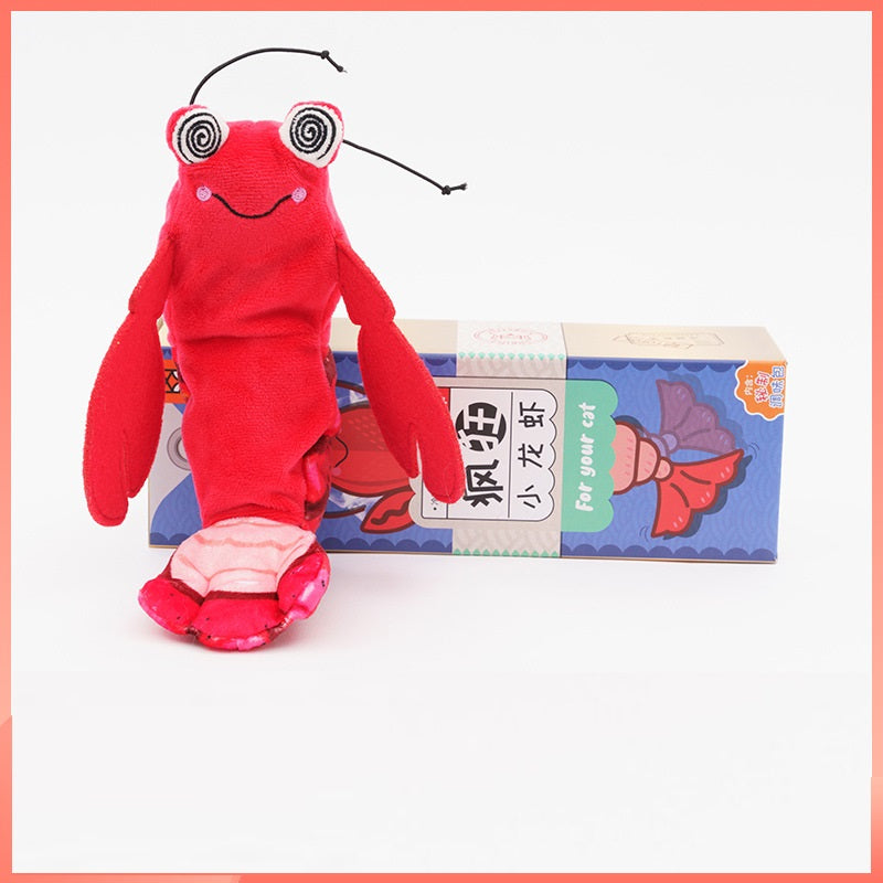 Automatic Interactive Plush Electric Cat Toy With Intelligent Start Stop