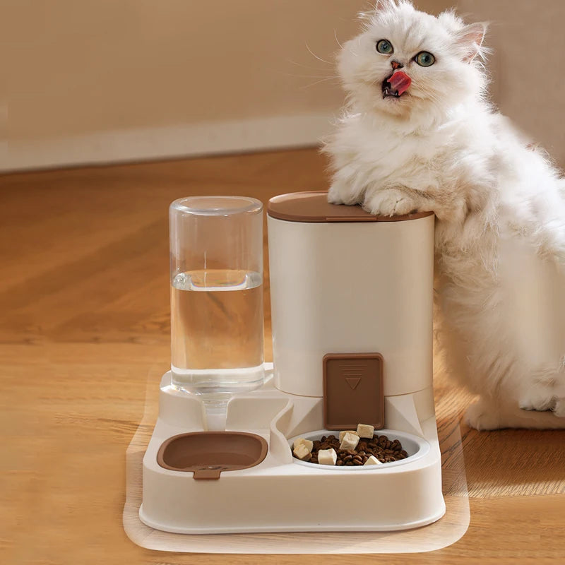 Large Capacity Cat Water Dispenser With Dry Wet Separation For Clean Hydration And Spill Free Operation