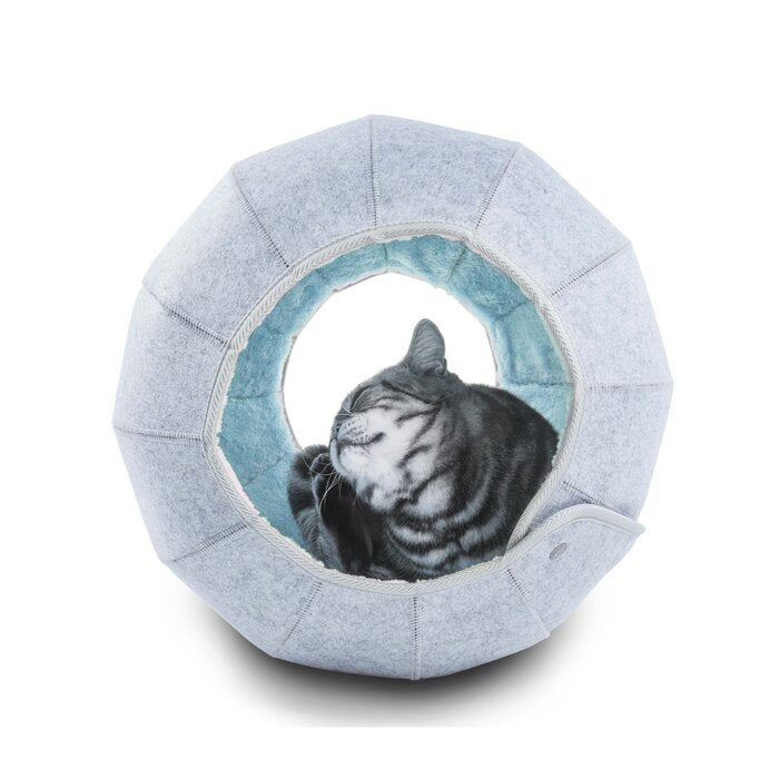 Foldable Cat Tunnel Toy For Interactive Play And Safe Hideaway Durable Design