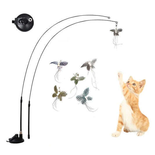 Interactive Butterfly Cat Teaser Toy Simulation For Exercise And Fun