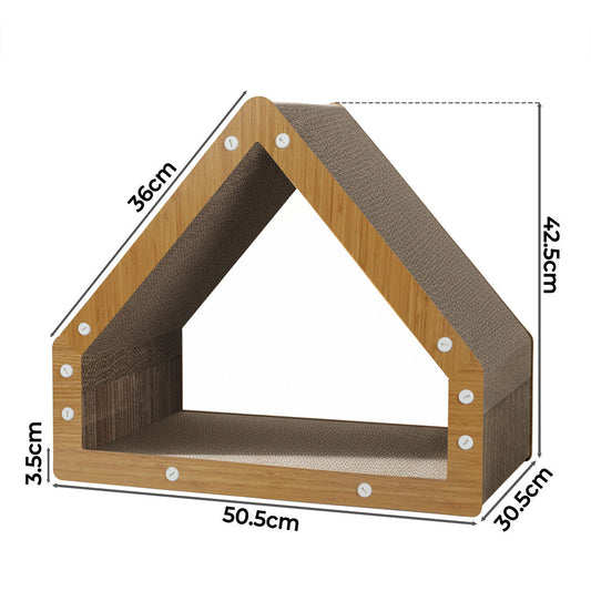 Pawz Cat Scratcher Board Scratching Cardboard-1