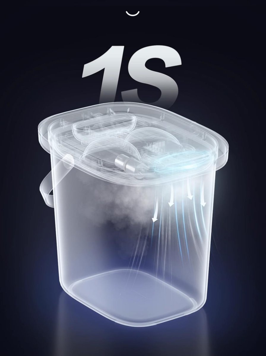 Smart Vacuum Pet Food Storage Container With Airtight Seal And Quick Release Airflow Technology