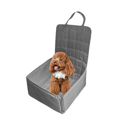 Soga Grey Car Pet Sitting Bag Breathable Travel Carrier For Cats And Dogs