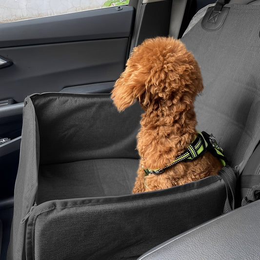 SOGA Black Car Pet Sitting Bag Breathable Portable Carrier for Travel