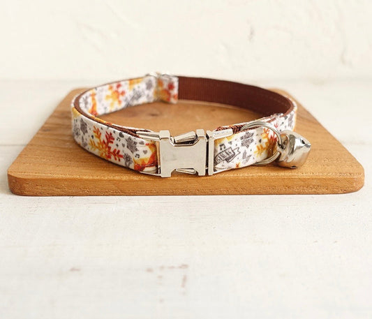 Rose Gold Cat Collar With Neoprene Comfort Adjustable Sturdy D Ring For Leash Pawsome Pets Original Design