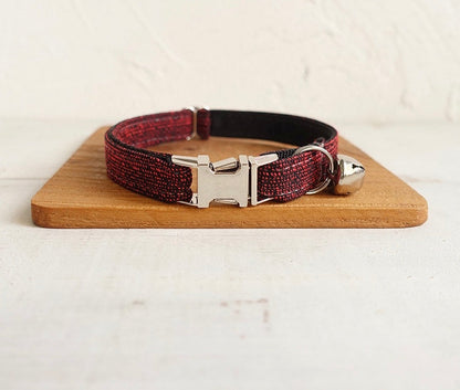 Red Rose Dog Collar Neoprene Comfort Original Design Adjustable Fit Rose Gold Hardware Pawsome Pets