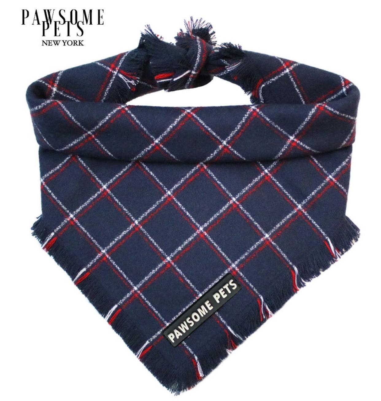 Pawsome Pets Cascade Bandana Handmade To Order 100 Percent Cotton Square Dog Bandana