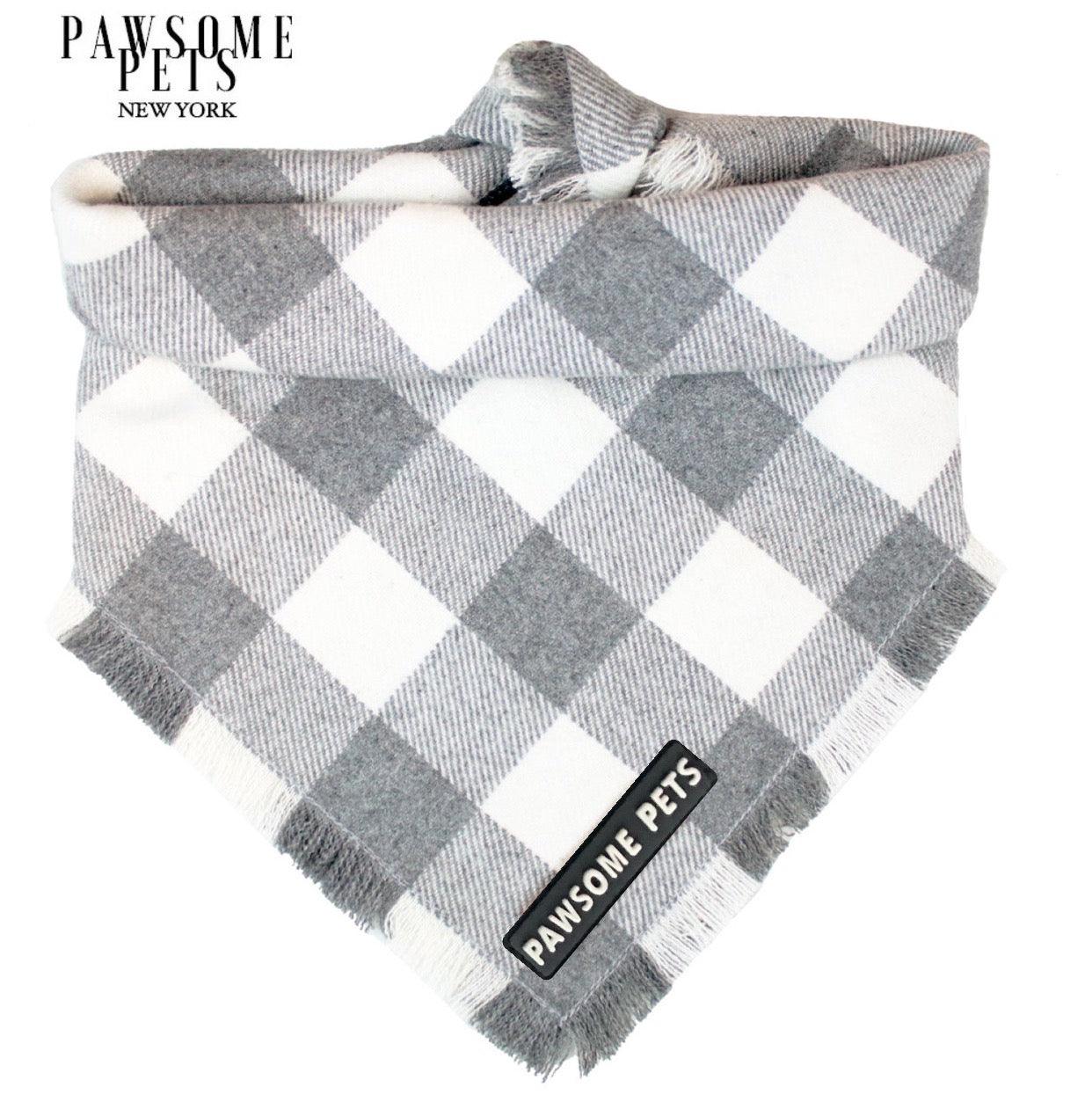 Sawyer Cat Bandana Handmade From 100 Percent Cotton Custom Fit Square Pet Bandana By Pawsome Pets