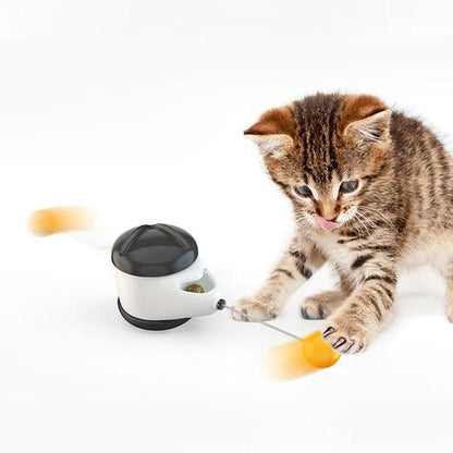 Pole Roller Cat Toy Interactive Swinging Toy With Wheels No Electronics