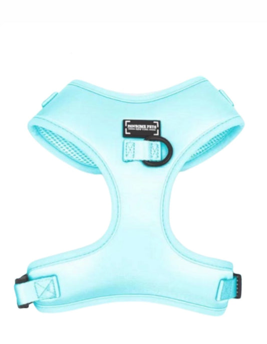 Pawsome Pets New York Adjustable Silk Harness Blue For Pets Weddings And Special Occasions