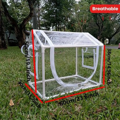 Haven Ventilated Outdoor Indoor Cat House Breezy Retreat