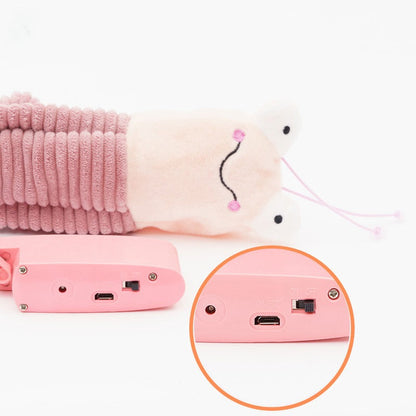 Automatic Interactive Plush Electric Cat Toy With Intelligent Start Stop