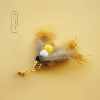 CFA Feather Replacement Head Cat Teaser Toy Bite Resistant Entertainment
