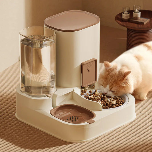 Large Capacity Cat Water Dispenser With Dry Wet Separation For Clean Hydration And Spill Free Operation