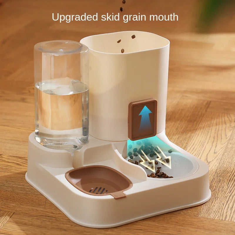 Large Capacity Cat Water Dispenser With Dry Wet Separation For Clean Hydration And Spill Free Operation