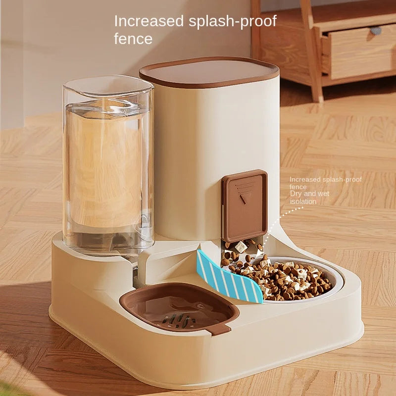 Large Capacity Cat Water Dispenser With Dry Wet Separation For Clean Hydration And Spill Free Operation