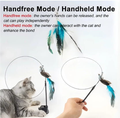 Interactive Butterfly Cat Teaser Toy Simulation For Exercise And Fun