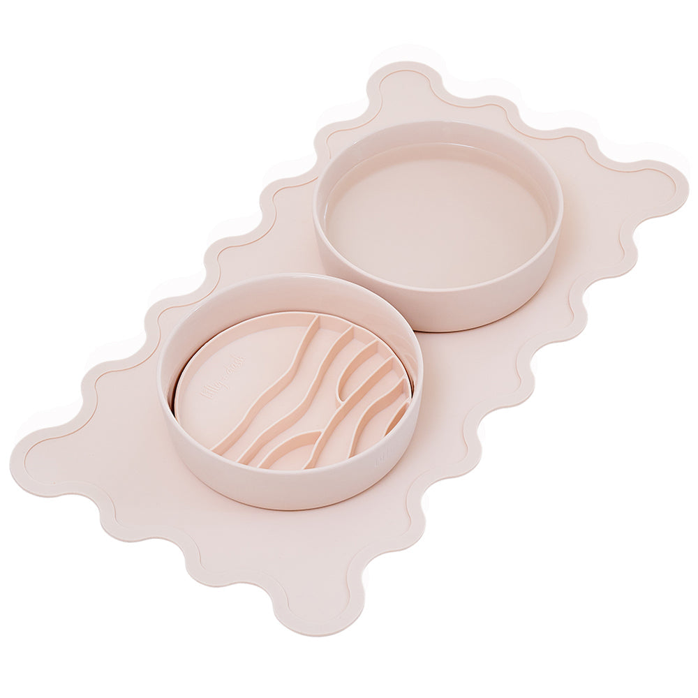 Cat Lick Mat Insert Silicone Slow Feeder For Lilly And Dash Bowls BPA Free Food Grade Safe Dishwasher And Microwave Safe