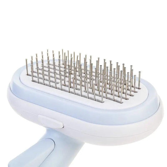 Self Cleaning Slicker Brush For Dogs And Cats Pet Grooming Tool For Fur Shedding Care And Gentle Massage