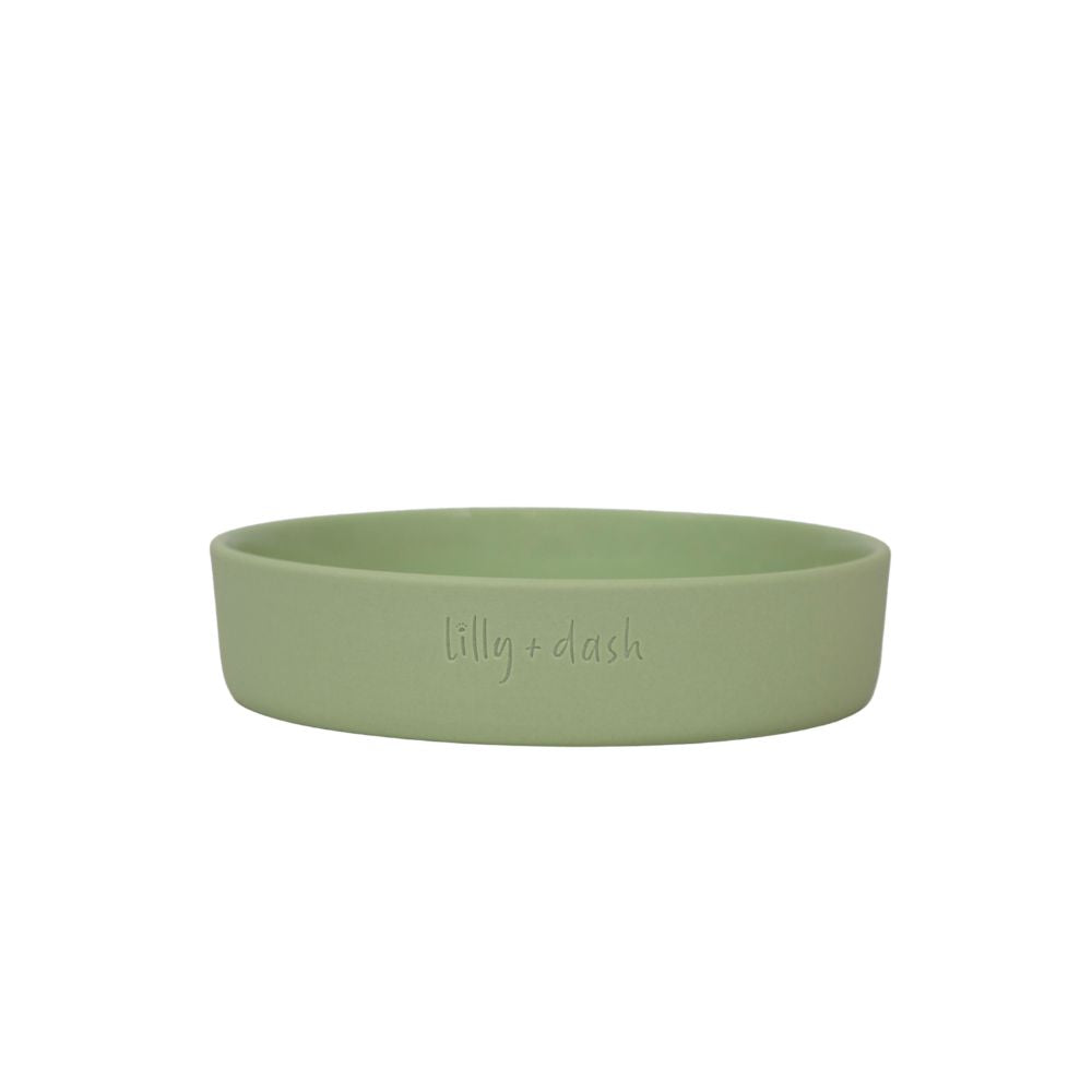 Minimalist Ceramic Cat Bowls 265 Milliliters Microwave Oven Dishwasher Safe 13 Cm Diameter Glossy Interior
