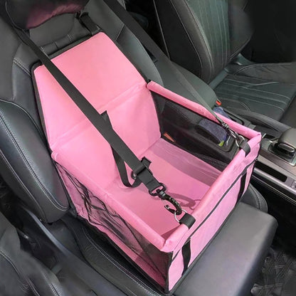 NNEDSZ Pink Portable Pet Car Seat With Safety Belt