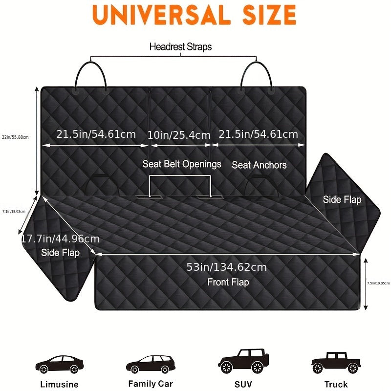 Waterproof Dog Car Seat Protector Mat Oxford Cloth