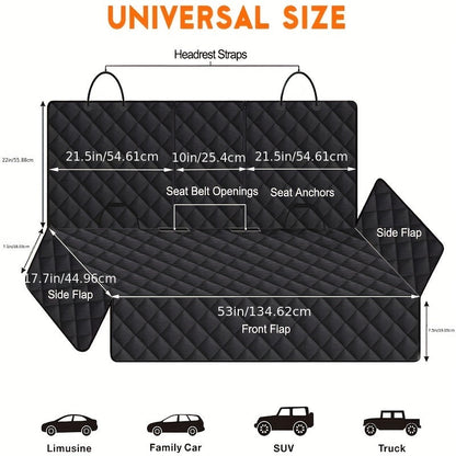 Waterproof Dog Car Seat Protector Mat Oxford Cloth