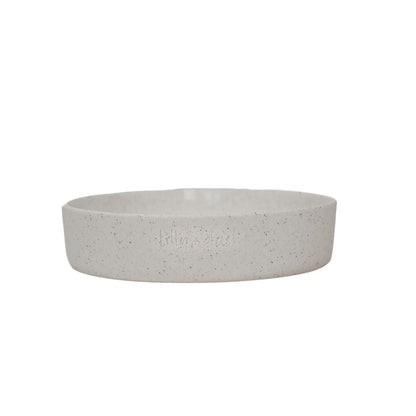 Minimalist Ceramic Cat Bowls 265 Milliliters Microwave Oven Dishwasher Safe 13 Cm Diameter Glossy Interior