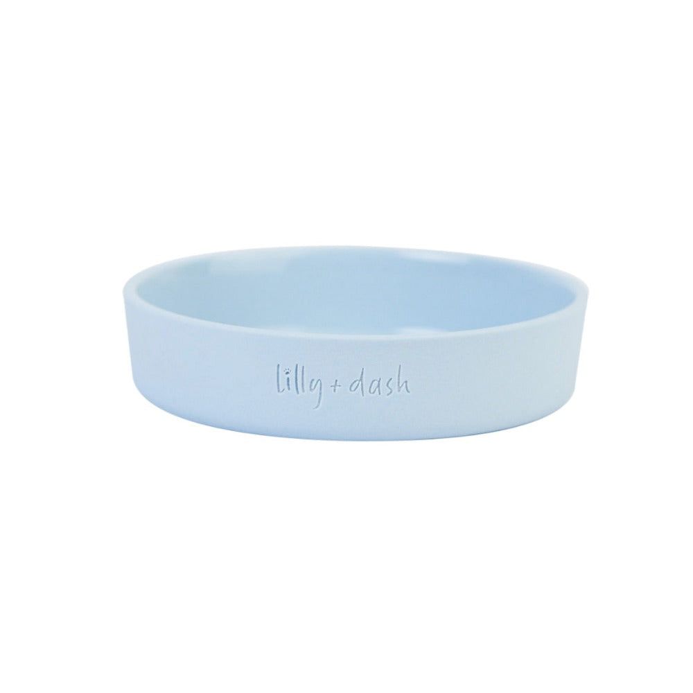 Minimalist Ceramic Cat Bowls 265 Milliliters Microwave Oven Dishwasher Safe 13 Cm Diameter Glossy Interior