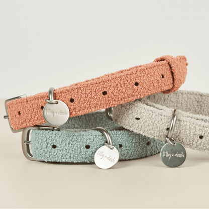 Boucle Cat Collar 100 Percent Polyester Three Sizes Small 20 35 cm Medium 30 45 cm Large 40 55 cm