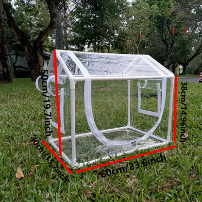 Haven Ventilated Outdoor Indoor Cat House Breezy Retreat
