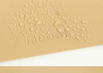 Gulu Reversible Waterproof Leather Pet Feeding Mat With Double Sided PVC Leather Surface For Spill Proof Dining