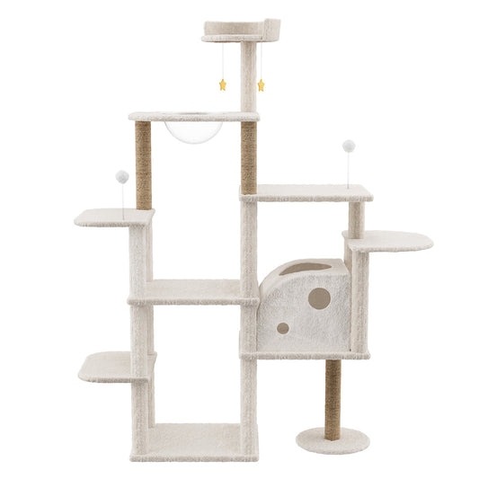 Pawz Cat Tree Tower Large Scratcher Condo House 172cm-0
