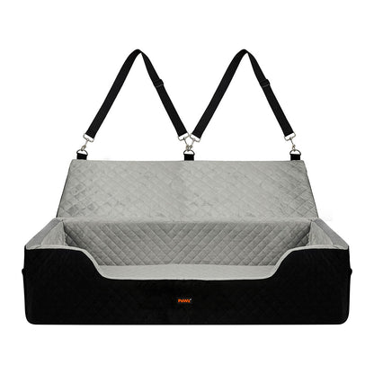 PaWz Luxury Dog Car Booster Seat With High Density Foam And Seat Belt