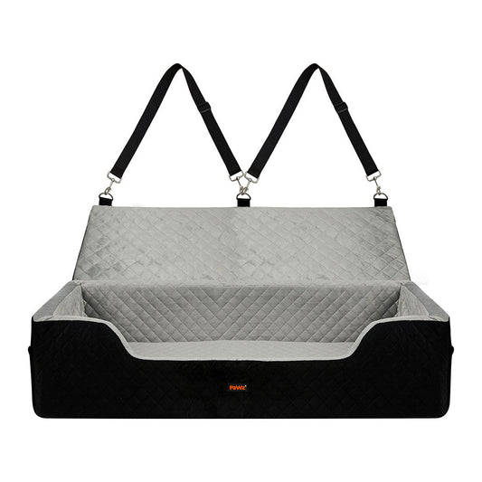 PaWz Luxury Dog Car Booster Seat With High Density Foam And Seat Belt
