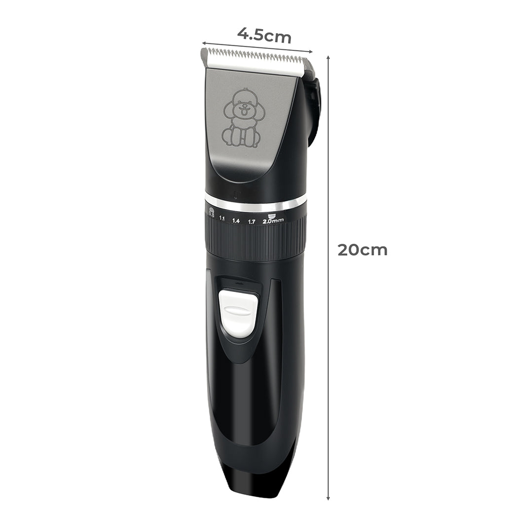 Pawz Pet Clipper For Cats And Dogs Grooming Trimmer Shaver Kit Cordless Rechargeable Low Noise