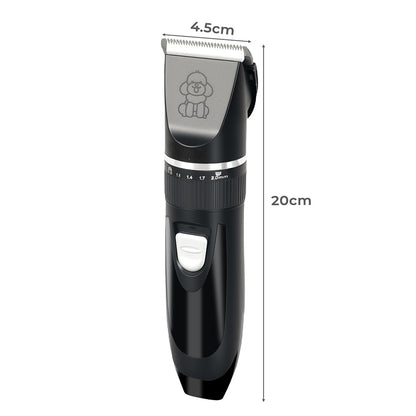 Pawz Pet Clipper For Cats And Dogs Grooming Trimmer Shaver Kit Cordless Rechargeable Low Noise