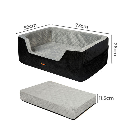 PAWZ Luxury Dog Car Seat Booster With High-Density Foam