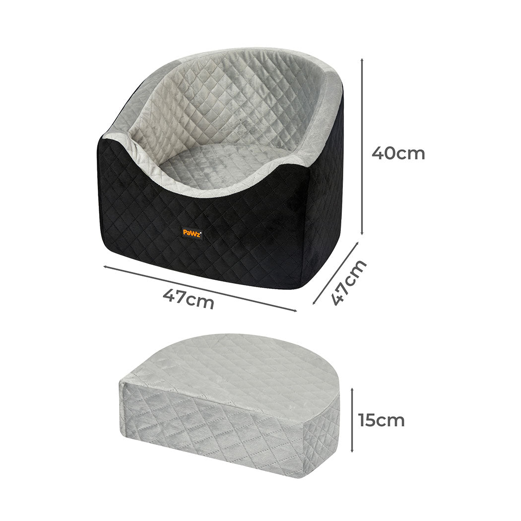 PaWz Luxury Dog Car Booster Seat With Seat Belt