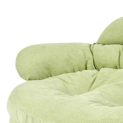 Pawz Elevated Pet Sofa Bed Green XL With Wooden Base