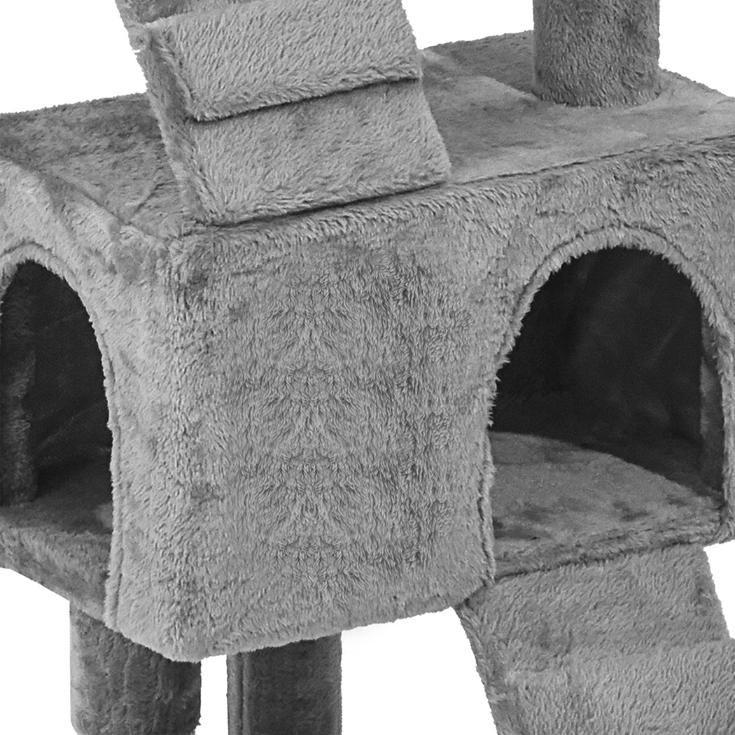 PaWz Cat Tree Scratching Post Scratcher Grey-4