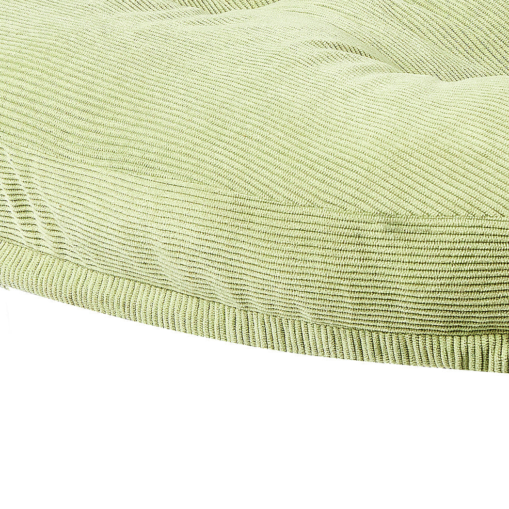 Pawz Elevated Pet Sofa Bed Green XL With Wooden Base