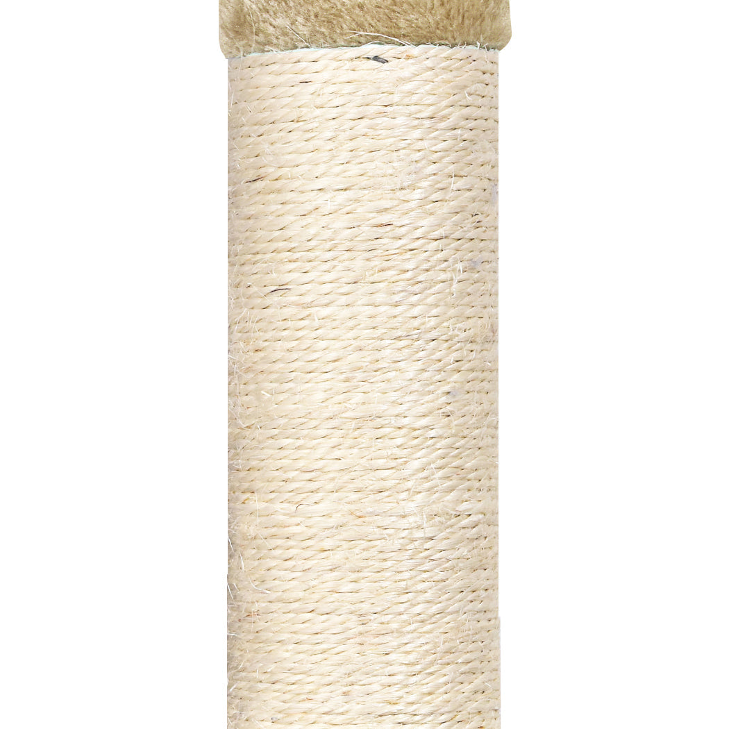 PaWz Cat Tree Scratching Post Scratcher Beige-4