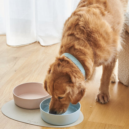 Minimalist Ceramic Pet Bowls Set Microwave Safe Dishwasher Safe Hand Glazed
