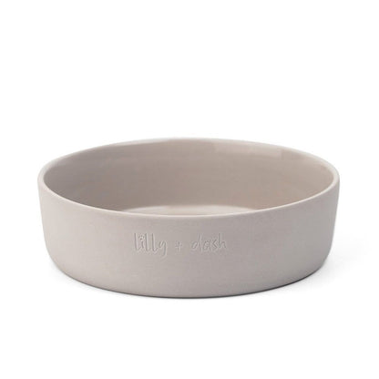 Minimalist Ceramic Pet Bowls Set Microwave Safe Dishwasher Safe Hand Glazed