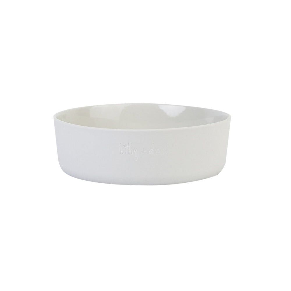 Minimalist Ceramic Pet Bowls Set Microwave Safe Dishwasher Safe Hand Glazed