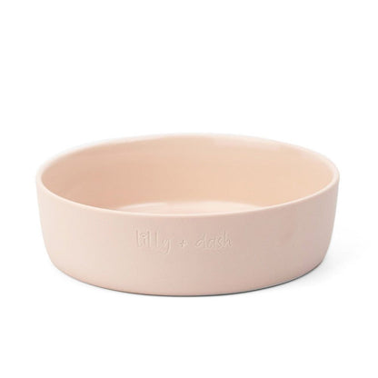 Minimalist Ceramic Pet Bowls Set Microwave Safe Dishwasher Safe Hand Glazed