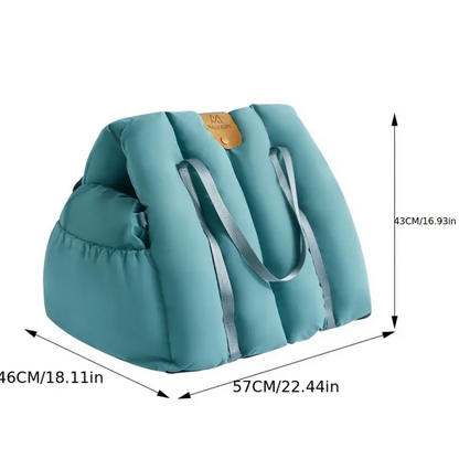 Portable Pet Car Seat And Travel Bed For Small Dogs And Cats