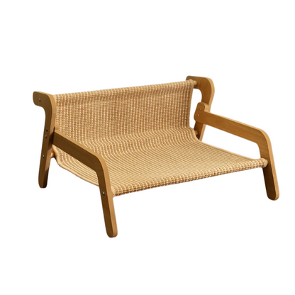 Large Cat Hammock Chair Linen Lounge Scratcher For Indoor Cats Relaxing Bed And Scratch Pad