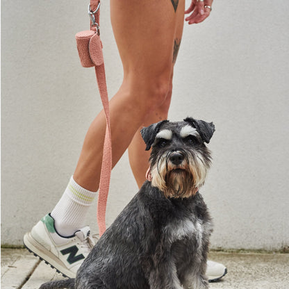 Lilly and Dash Cloud Boucle Waste Bag Holder for Leash 100 Percent Polyester with Dual Connection Points